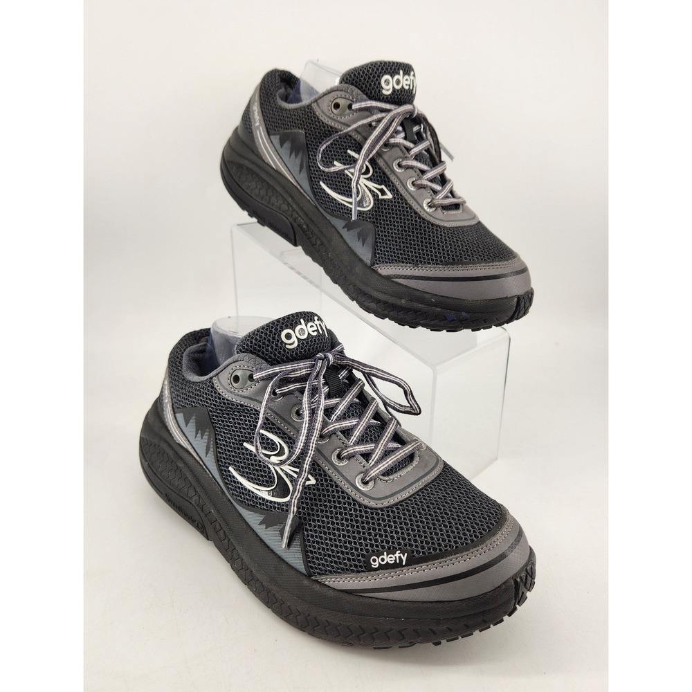 Gravity Defyer G-Defy Walking Shoes Mens 8‎ Grey Black TB9024MGL-W Versoshock
